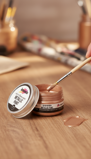Shimmer Metallic Paint - Enchanting Gold 50 ml