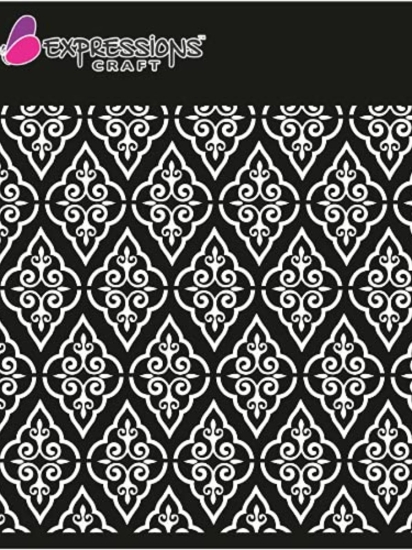 Simple Damask Floral BG