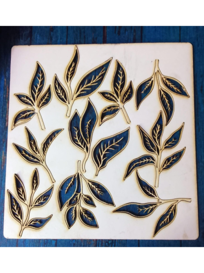 veined filler leaves...
